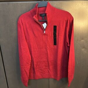 Men’s Banana Republic sweater 100% merino wool quarter